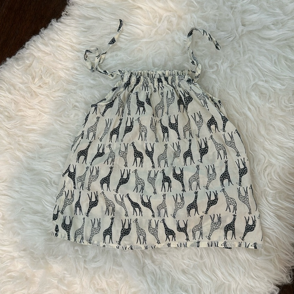 Giraffe print top